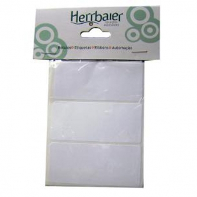 Etiqueta adesiva escolar 72x32mm HB34 c/ 18 UN - Herrbaier