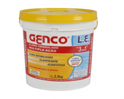 Cloro L.E. Multipla Acao Genco 3X1 2,5Kg 405232