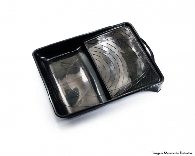 Bandeja Pintura Tigre 23Cm Preta 1304/2304