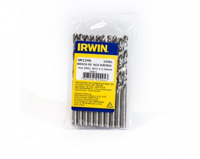 Broca Aco Rapido Irwin 5,00Mm-1246 c/10pcs