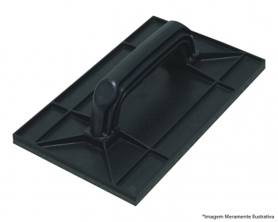 Desempenadeira Azul Zumplast Borracha 15X26Cm Ref 1178