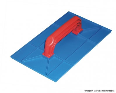 Desempenadeira Azul Zumplast Espuma 22X35Cm