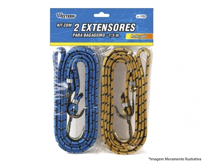 Extensores P/Bagageiro Reforc 1,50M 2 Pcs Blister 1723