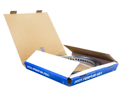 Fita Perfurada Aco Ancora 19Mmx0,40X10M Caixa F190410C