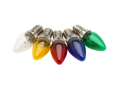 Lampada Chupeta Sortida 07Wx220V E-14 c/25pcs