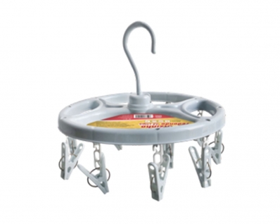 Mini Varal Plast Redondo 27X27Cm 12 Clips