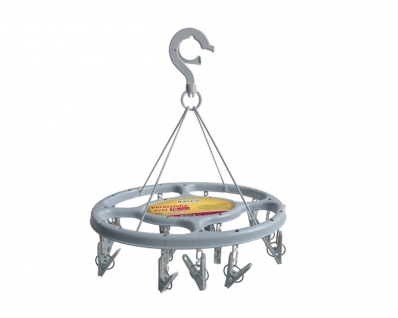 Mini Varal Plast Redondo 31X31Cm 16 Clips