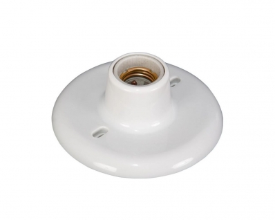 Plafon Pvc Soq Porcelana Opl Branco E-27 Blister