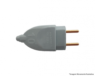 Plug Chato Macho Prensa Cabo Cz Tita 2P 20A 062479