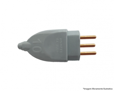 Plug Chato Macho Prensa Cabo Cz Tita 2P+T 20A 061991