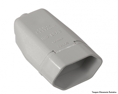 Plug Femea Prolong 2P 10A/250V Cz 39008 Ffpb10-2 c/10pcs
