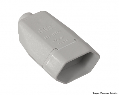 Plug Femea Prolong 2P+T 10A/250V Cz 39009 Ffpb10-3 c/10pcs