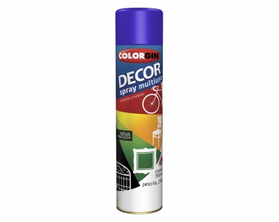 Tinta Spray Colorgin Decor Azul Colonial (Nr23-Onu 1950) c/6pcs