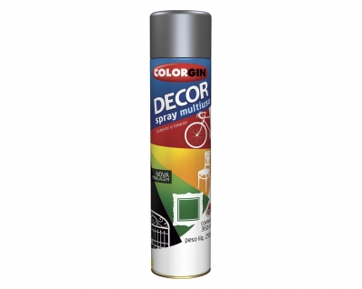 Tinta Spray Colorgin Decor Grafite Metalico (Nr23-Onu 1950) c/6pcs
