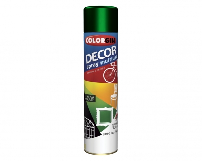 Tinta Spray Colorgin Decor Verde Folha (Nr23-Onu 1950) c/6pcs
