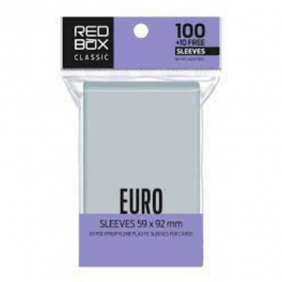 SLEEVES REDBOX EURO - 59 X 92 MM