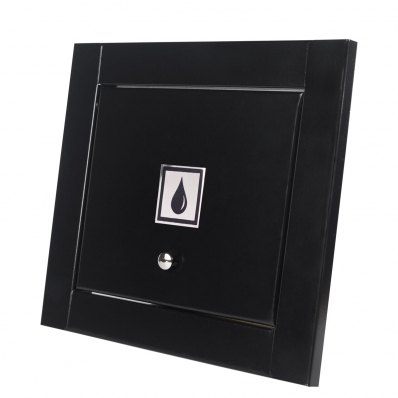 Visor Agua linear hat Top Design preto fosco Moderno Inovador