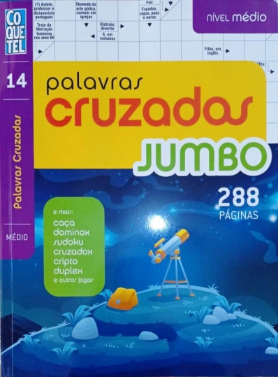 Coquetel: Palavras cruzadas Jumbo - Livro 14 - Nível médio