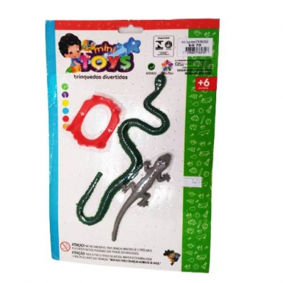 Kit Lagartixa, Dentadura E Cobra
