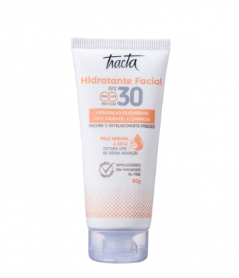 Tracta Pele Normal a Seca FPS30 - Hidratante Facial 50g