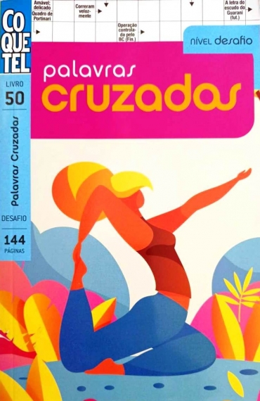 Coquetel: Palavras cruzadas - Livro 50 - Nível desafio