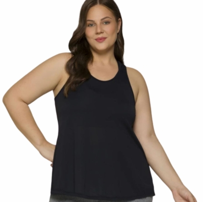 CAMISETA SELENE PLUS SIZE REGATA - FEMININA