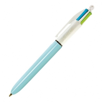 Caneta esferográfica retrátil 4 cores 1.0mm azul refresh blister