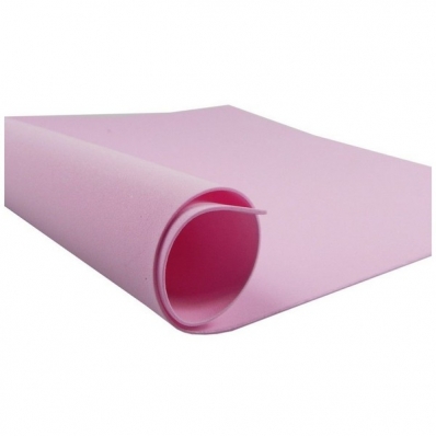 Placa de eva liso 40x60cm 10 fls rosa - Make+