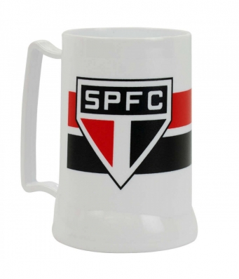 Caneca Branca Gel Isolante Térmico 400ml - SPFC