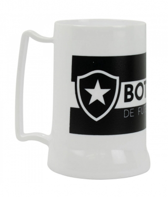 Caneca Branca Gel Isolante Térmico 400ml - Botafogo