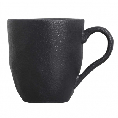Jogo com 6 Canecas Orgânico Preto Matte 273ml