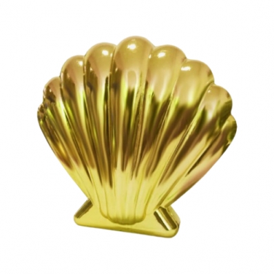 Concha Decorativa Dourada