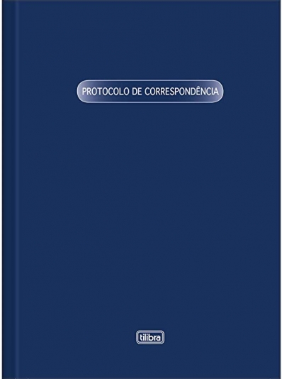 Protocolo de correspondência 153x216mm 52 fls 1un - Tilibra