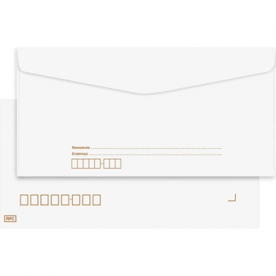 Envelope ofício branco 114x229mm 10 un - Foroni