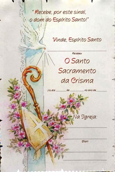 Lembrança da crisma CRIS002 - Loyola
