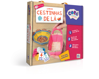 Coleção Fazendo Arte - Livro de cestinhas de lã