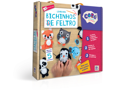 Livro dos Bichinhos de Feltro - Coleção fazendo arte