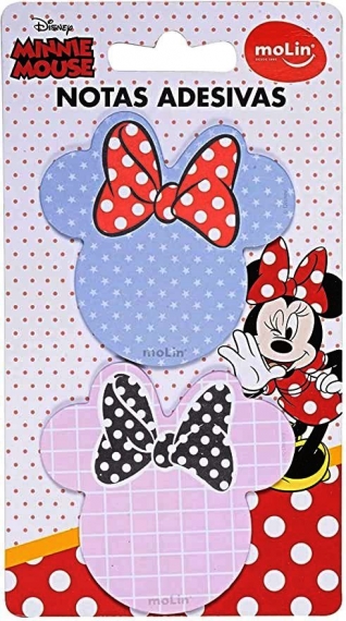 Bloco adesivo Minnie Mouse 25 fls blister