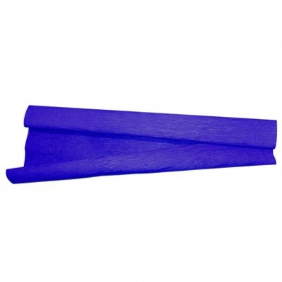 Papel crepom comum liso azul marinho 48cmx2m 10un