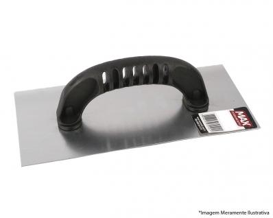 Desempenadeira Aco Max Lisa C/C Plast c/12pcs