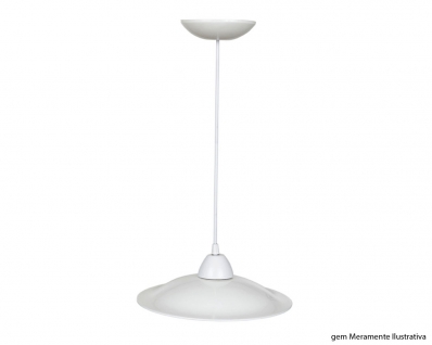 Pendente Facilux C/Cupula Leitosa Br 1 Lamp