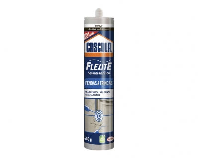 Silicone Flexite Selante Fendas & Trincas 450G Branco