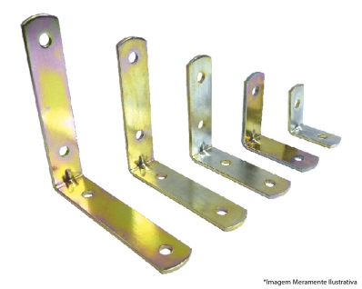 Cantoneira P/Moveis Overtime Bicromatizado 1" c/20pcs