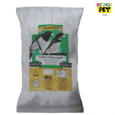 Mistura Coleira e Papa-capim Nutripássaros 25 KG