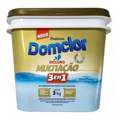 Cloro Granulado Multiação 3Kg - Domclor