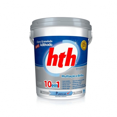 Cloro Granulado Multiação Aditivado 10X1 10Kg - Hth
