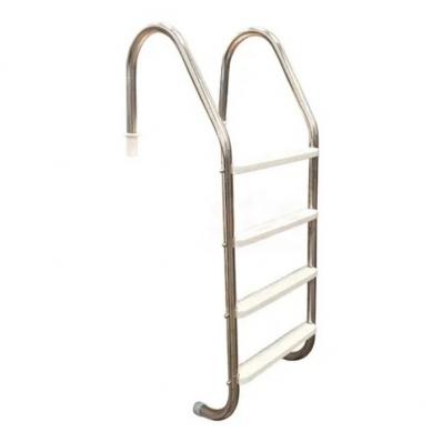 Escada Inox Tradicional 4 Degraus Seffer