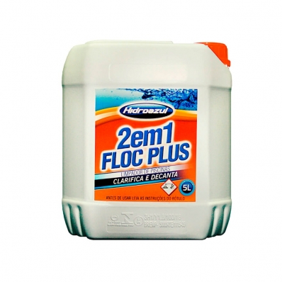 Floc Plus 2x1 Clarificante E Decantador Hidroazul - 5 Litros