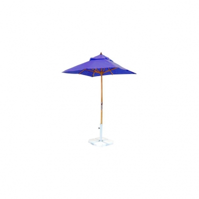 Guarda Sol Madeira Quadrado 3m Azul - Ronchetti