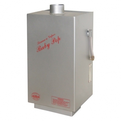Sauna A Gás Baby Pop Aço 10m³ 110v Acend. Aut. Cont. Temp. Analógico Socalor